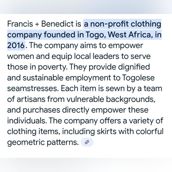 Francis + Benedict Cotton Colorful Patterned Women's Full Skirt Small - Picture 13 of 13